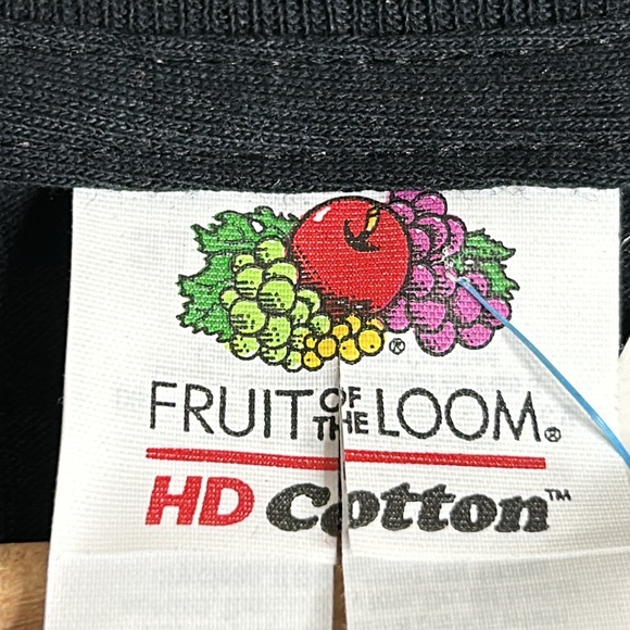 NWT Fruit Of The Loom Mens HD Cotton Black T Shirt Size 3XL - Picture 3 of 5